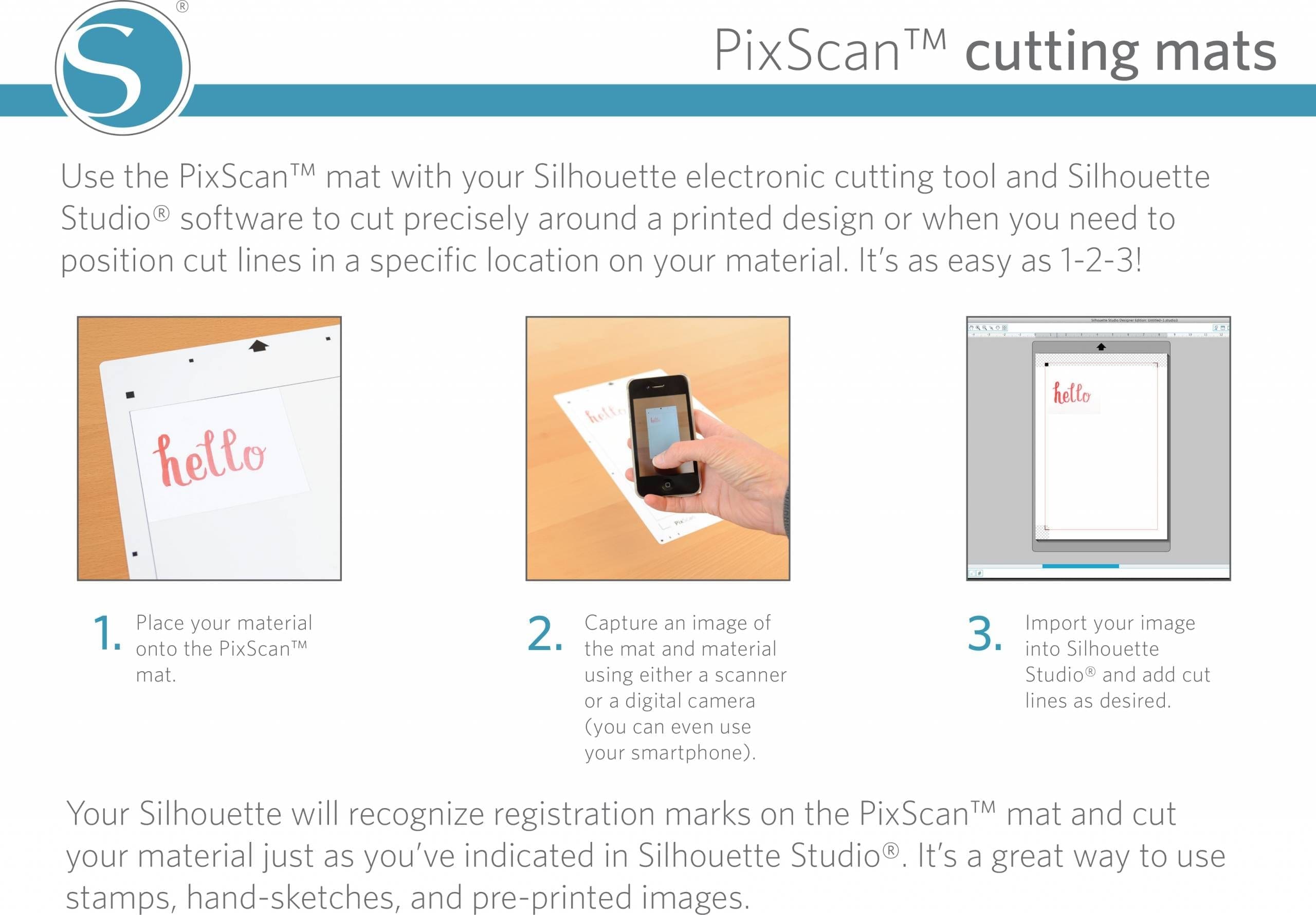 Portrait PixScan Cutting Mat - Silhouette