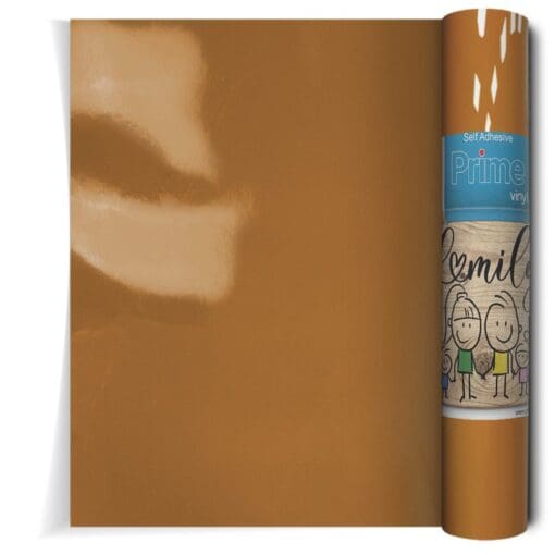 Light Brown Gloss Prime Self Adhesive - GM Crafts