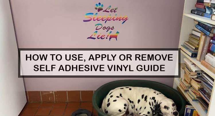 APPLYING AND REMOVING SELF ADHESIVE VINYL - GM Crafts