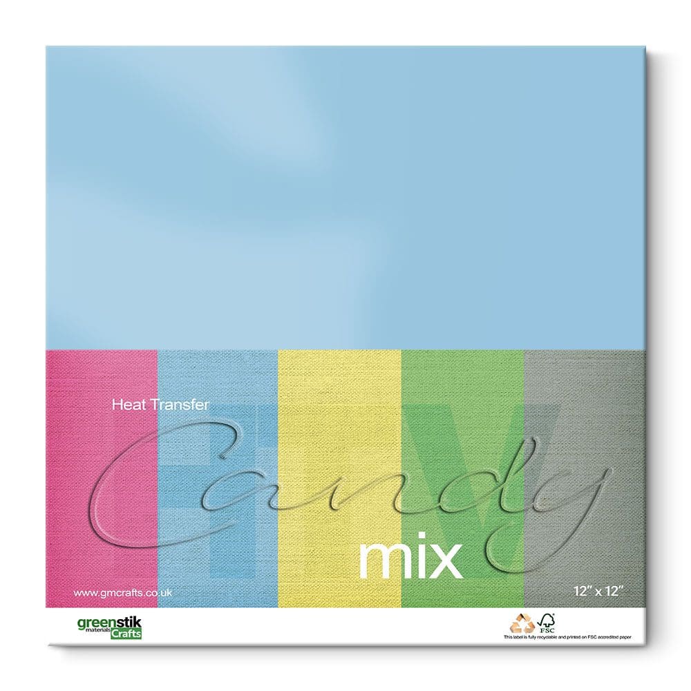 Premium Gloss Vinyl with App Tape 12 x 12 (52pk) - GM Crafts