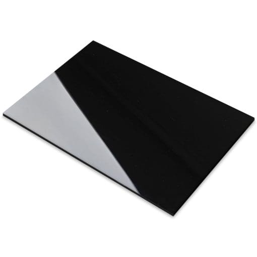 Perspex Sheet - Black - 3mm (210mm x 297mm) - GM Crafts