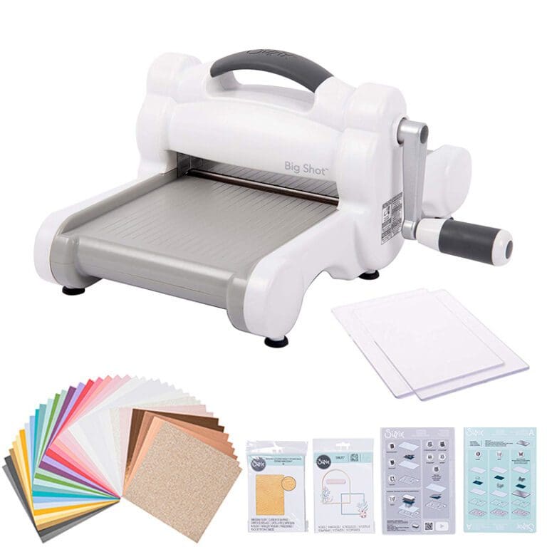 Sizzix Big Shot Starter Kit (White & Gray) - GM Crafts