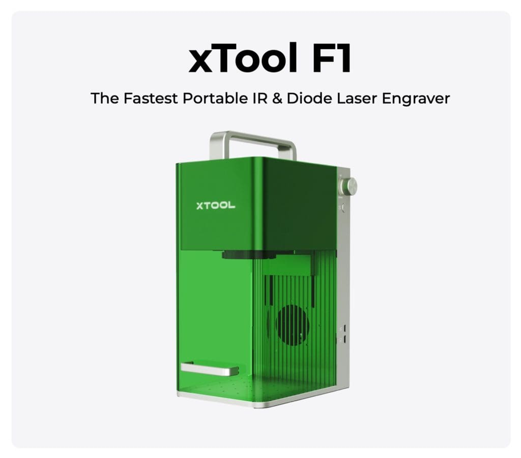 xTool F1 Mint Green Laser Engraver - GM Crafts